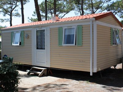 alquiler chalet mobile 6 personas 2 camas
